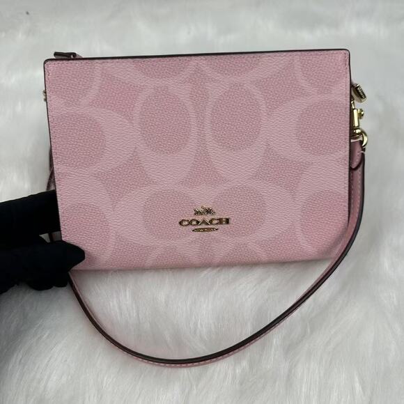 Coach Pink Crossbody Bag - Picture 1 of 8